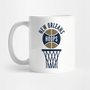 Retro New Orleans Hoops Logo Mug